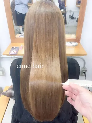 ロング カラー enne hair&organic所属・🌟髪質改善メテオ カラーenne🫧のヘアスタイル