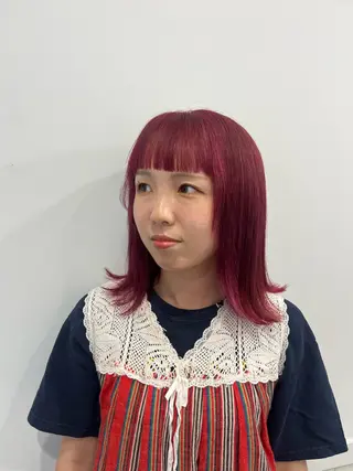 ミディアム カラー Go   Today シェアサロン　横浜店所属・【ただの天才 🎨】のヘアスタイル
