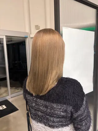 セミロング パーマ/ブリーチ🐏 モデル募集中 ナナホのヘアスタイル