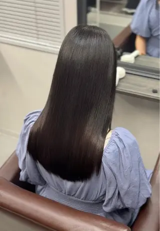 ロング カラー 縮毛矯正/韓国 /店長/KANATOのヘアスタイル