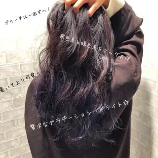 セミロング ヘアアレンジ 飯田 祥哉のヘアスタイル