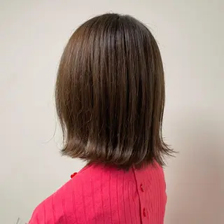 ミディアム カラー ヘアアレンジ maoブリーチ無し 似合わせカラーのヘアスタイル