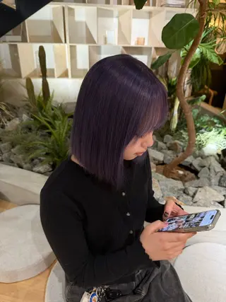 カラー 金田 彩花のヘアスタイル