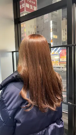 ロング カラー 新宿/ヘアカラー AiNAのヘアスタイル
