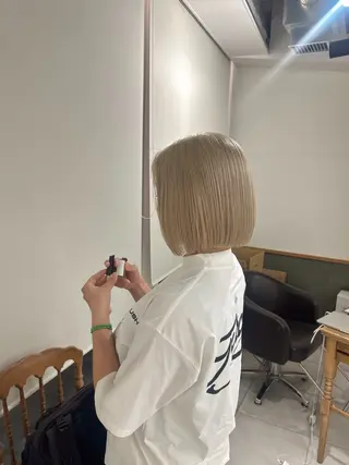 ショート カラー ヘアアレンジ 【代表】 たき〜のヘアスタイル