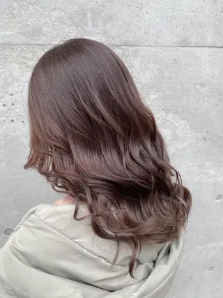 セミロング カラー SALOWIN神戸三宮East店所属・【透明感、艶髪】西村 有司のヘアスタイル