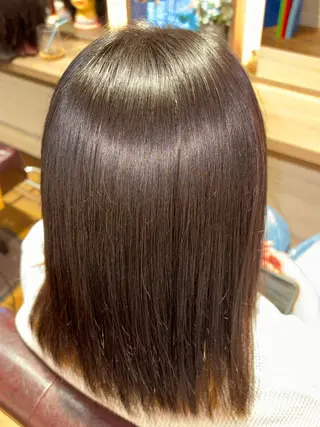 ミディアム Rito 縮毛矯正のヘアスタイル