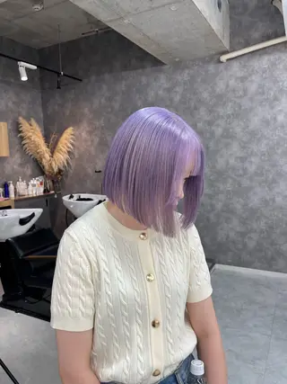 カラー 漆畑 莉奈のヘアスタイル