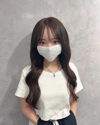 ロング プルエクステ/インナ ーカラー🦊はるなのヘアスタイル