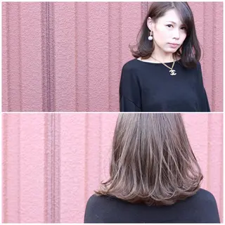 ミディアム カラー Viage （ビアージュ）のヘアスタイル