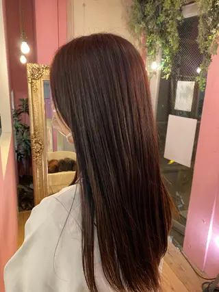 ロング カラー 西田辺/ タカスナオヤのヘアスタイル