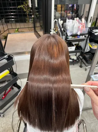 ロング カラー An 矯正モデル募集✨のヘアスタイル