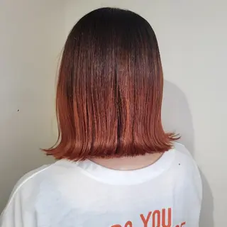 ミディアム 🇰🇷透明感×ハイ トーン🌟tomoのヘアスタイル