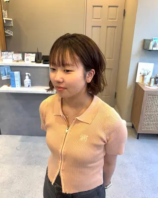 ショート ヘアアレンジ 田中 胡桃のヘアスタイル