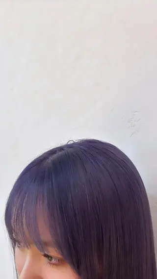 カラー 莉乃/縮毛矯正/髪質 改善/艶カラーのヘアスタイル