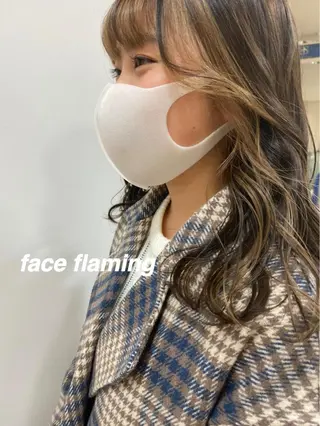 セミロング カラー レイヤー/ウルフ🤎 mayo.のヘアスタイル