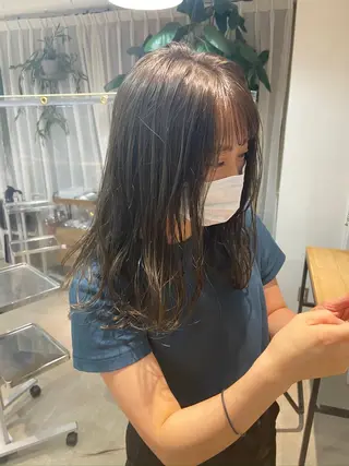 ロング カラー IVORY.所属・🟩白髪ぼかし/ボブ /ショートヘア/大司のヘアスタイル