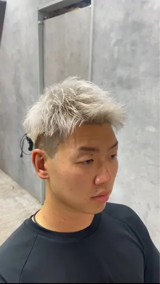 ショート カラー メンズ 大阪メンズヘアのプロ 高橋 直希のヘアスタイル