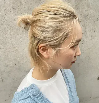 ショート カラー 🧡色落ちまで2度綺 麗なカラー🧡ヨシキのヘアスタイル