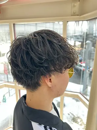 パーマ メンズ yori所属・メンズパーマ/メンズ カット/たばたよしきのヘアスタイル