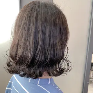 ミディアム カラー SALOWIN神戸三宮East店所属・【透明感、艶髪】西村 有司のヘアスタイル