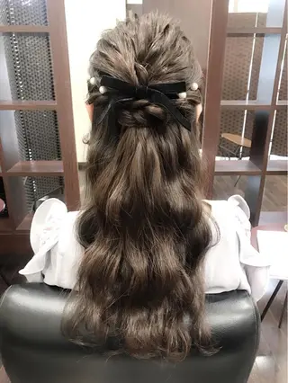 ロング ヘアアレンジ 沢田 瞳のヘアスタイル