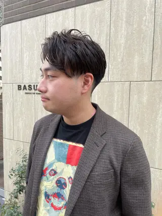ショート メンズ BASUKIA 西宮 甲子園口所属・𝙢𝙚𝙣'𝙨 𝙝𝙖𝙞𝙧高津のヘアスタイル