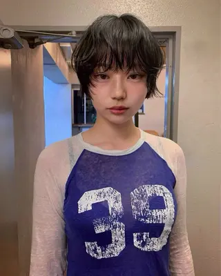 ショート レイヤー/顔周り/ 透明感/ののか💞のヘアスタイル