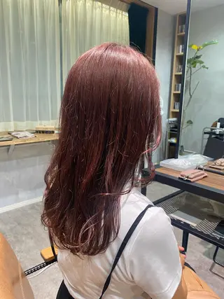 ロング 大久保 優香のヘアスタイル