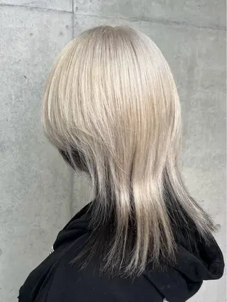 セミロング カラー ヘアアレンジ 🦋似合わせカラー 艶髪🦋Rinaのヘアスタイル