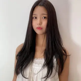 ロング 韓国特化🇰🇷 エクステのヘアスタイル