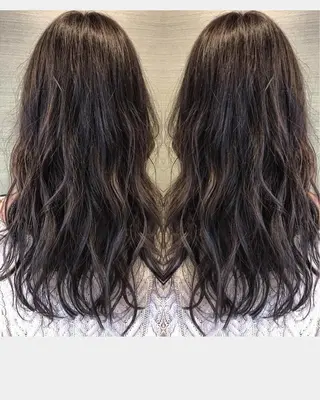 セミロング box mico. mutsumiのヘアスタイル