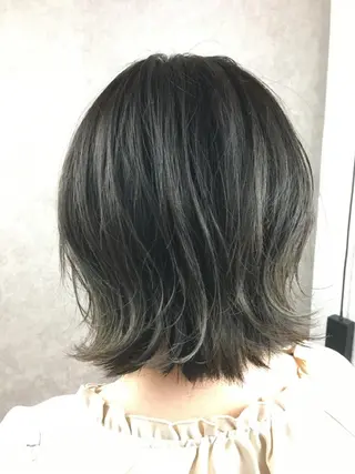 ミディアム カラー ツイストスパイラル パーマ🟡KYOUのヘアスタイル
