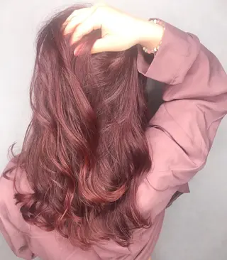 セミロング カラー パーマ ヘアアレンジ メンズ キッズ ネイル マツエク・マツパ 新宿駅近♡友達とOK 🦋W -ワット -のヘアスタイル