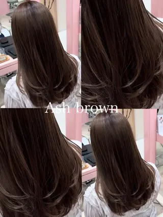 ロング 山 崎のヘアスタイル