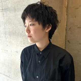 ショート ユメナ ̖́-のヘアスタイル