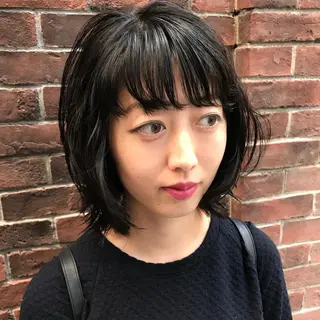 ミディアム analogue所属・u harukaのヘアスタイル