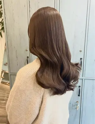 セミロング yuzua/オリーブ /透明感/レイヤーのヘアスタイル