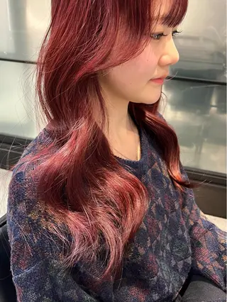 ロング カラー Juna✂️ レイヤー / ボブのヘアスタイル