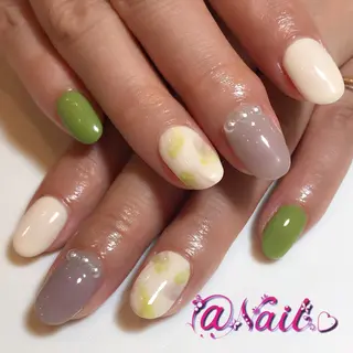 ネイル 小尾 栞のネイルデザイン