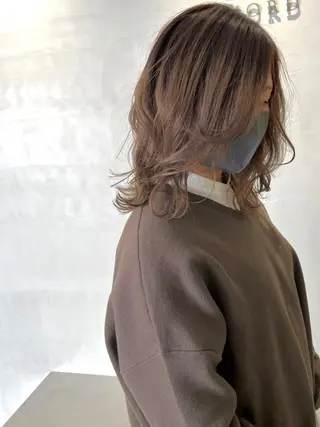 ミディアム カラー 谷合 貴志のヘアスタイル