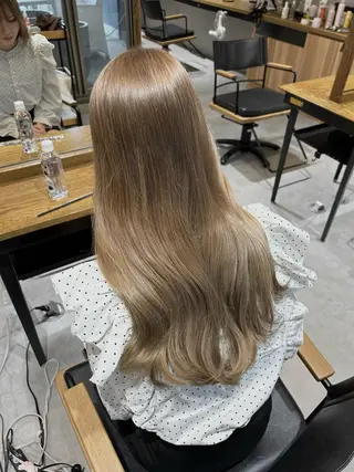 ロング カラー 名古屋/縮毛矯正/ 島原　由璃のヘアスタイル