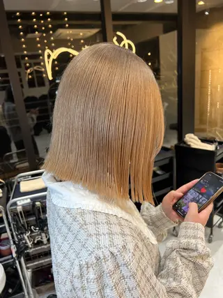 ミディアム カラー 髪屋紬【chu】所属・髪屋紬【chu】 水島 凜華のヘアスタイル