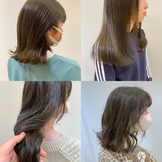 カラー 🍊mai🍊 似合わせスタイル🌿のヘアスタイル