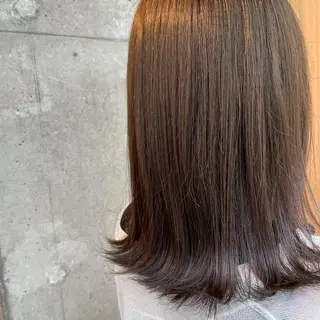 セミロング カラー vain所属・パーマウルフショート 濱田匠のヘアスタイル