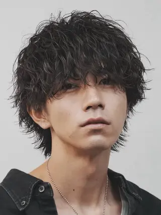 ショート パーマ メンズ fifth名駅所属・メンズパーマ 名古屋/水谷颯のヘアスタイル