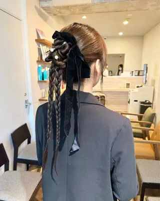 ヘアアレンジ yuki/表参道/ ゆるふわアレンジ𐙚のヘアスタイル