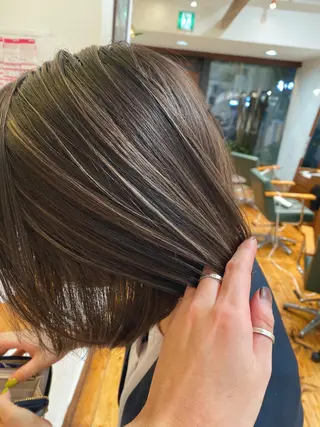 ショート カラー メンズカット特化柏駅 徒歩3分LOUのヘアスタイル