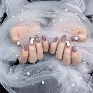 ネイル パーツ全部¥110 サロンミミのネイルデザイン