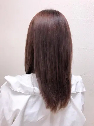 セミロング 阿部 美咲のヘアスタイル
